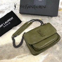 YSL 533037-07  原版皮聖羅蘭NIKI 小號郵差包