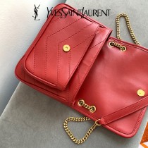 YSL 498892-01  原版皮聖羅蘭新款Niki小號郵差包