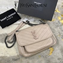 YSL 498894-07  原版皮聖羅蘭NIKI 中號郵差包