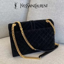 YSL 600185-02   原版皮聖羅蘭新款envelope 麂皮斜背肩背包