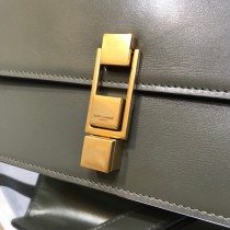 YSL 585060-03  原版皮聖羅蘭 CARRE SATCHEL 文藝且性冷淡的經典box包型