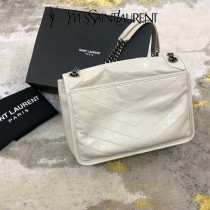 YSL 498894-01  原版皮聖羅蘭NIKI 中號郵差包