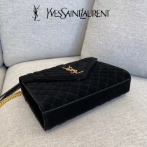 YSL 600185-02   原版皮聖羅蘭新款envelope 麂皮斜背肩背包