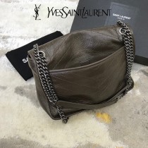 YSL 498894-06  原版皮聖羅蘭NIKI 中號郵差包