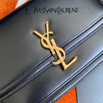 YSL 634305-06  原版皮聖羅蘭 SolferionBox中號郵差包