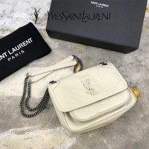 YSL 533037-011  原版皮聖羅蘭NIKI 小號郵差包