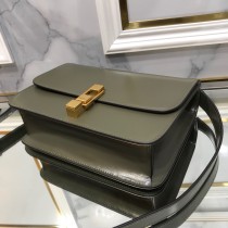 YSL 585060-03  原版皮聖羅蘭 CARRE SATCHEL 文藝且性冷淡的經典box包型