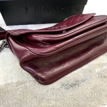 YSL 498894-05  原版皮聖羅蘭NIKI 中號郵差包