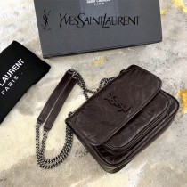 YSL 533037-08  原版皮聖羅蘭NIKI 小號郵差包