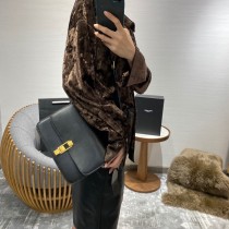 YSL 585060-04  原版皮聖羅蘭 CARRE SATCHEL 文藝且性冷淡的經典box包型