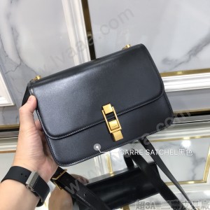 YSL 585060-04  原版皮聖羅蘭 CARRE SATCHEL 文藝且性冷淡的經典box包型