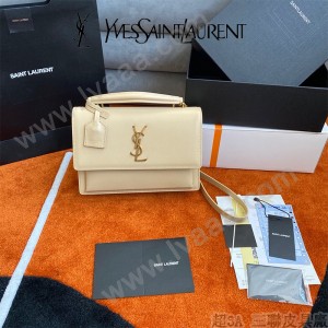 YSL 634723-01 原版皮聖羅蘭Sunset日落包