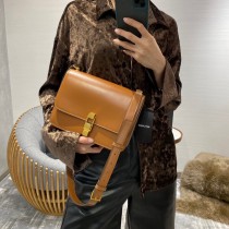 YSL 585060-02  原版皮聖羅蘭 CARRE SATCHEL 文藝且性冷淡的經典box包型