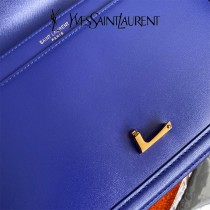 YSL 634305-05  原版皮聖羅蘭 SolferionBox中號郵差包