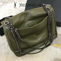 YSL 498894-03  原版皮聖羅蘭NIKI 中號郵差包