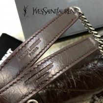 YSL 533037-08  原版皮聖羅蘭NIKI 小號郵差包