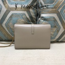 YSL 554763-01  原版皮聖羅蘭經典woc信封包升級版