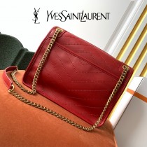 YSL 498894-003  原版皮聖羅蘭新款Niki中號郵差包