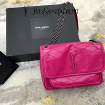 YSL 533037-05  原版皮聖羅蘭NIKI 小號郵差包