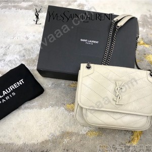 YSL 533037-011  原版皮聖羅蘭NIKI 小號郵差包