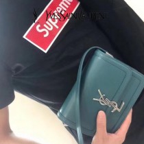 YSL 634306-05  原版皮聖羅蘭 SolferionBox小號郵差包