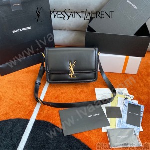 YSL 634305-06  原版皮聖羅蘭 SolferionBox中號郵差包