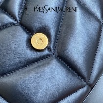 YSL 577475-03  原版皮聖羅蘭LOULOUPUFFER小号绗缝平面小羊皮包