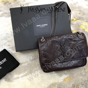 YSL 533037-08  原版皮聖羅蘭NIKI 小號郵差包