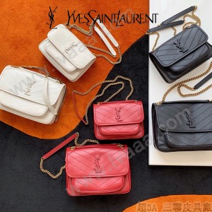 YSL 498892-03  原版皮聖羅蘭新款Niki小號郵差包