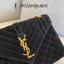 YSL 600185-02   原版皮聖羅蘭新款envelope 麂皮斜背肩背包