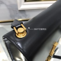 YSL 585060-04  原版皮聖羅蘭 CARRE SATCHEL 文藝且性冷淡的經典box包型