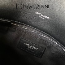 YSL 577476-004  原版皮聖羅蘭LOULOUPUFFER大號絎縫平面小羊皮包