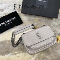 YSL 533037-09  原版皮聖羅蘭NIKI 小號郵差包