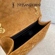 YSL 600185-01   原版皮聖羅蘭新款envelope 麂皮斜背肩背包