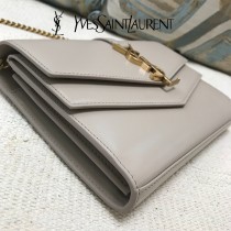 YSL 554763-01  原版皮聖羅蘭經典woc信封包升級版