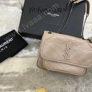 YSL 533037-01  原版皮聖羅蘭NIKI 小號郵差包