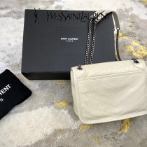 YSL 533037-011  原版皮聖羅蘭NIKI 小號郵差包