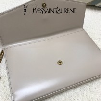 YSL 554763-01  原版皮聖羅蘭經典woc信封包升級版