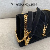 YSL 600185-02   原版皮聖羅蘭新款envelope 麂皮斜背肩背包