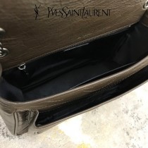 YSL 498894-06  原版皮聖羅蘭NIKI 中號郵差包