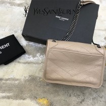 YSL 533037-01  原版皮聖羅蘭NIKI 小號郵差包