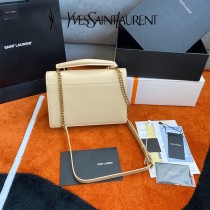 YSL 634723-01 原版皮聖羅蘭Sunset日落包