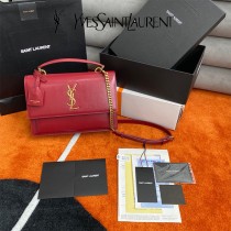 YSL 634723-02 原版皮聖羅蘭Sunset日落包