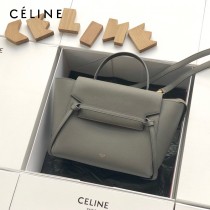 CELINE塞琳原單 620  BELT MINI  粒面小牛皮肩背 大號手提鯰魚包