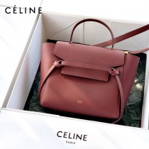 CELINE塞琳原單620-1 BELT MICRO 中號 粒面小牛皮斜挎手提手袋