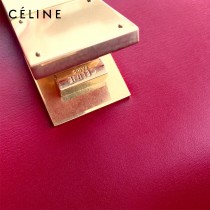 CELINE塞琳原單  CLASSIC 中號 細橫紋小牛皮小號豆腐包