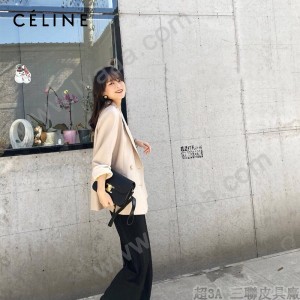 CELINE塞琳原單 666 TRIOMPHE 中號凱旋門 小牛皮肩背包郵差包