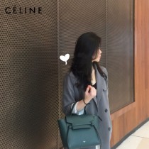 CELINE塞琳原單620-1 BELT MICRO 中號 粒面小牛皮斜挎手提手袋