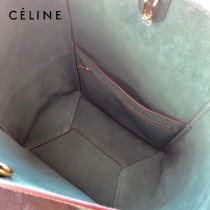 CELINE塞琳原單 632  大號SANGLE BUCKET 柔軟粒面小牛皮水桶包
