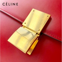 CELINE塞琳原單  CLASSIC 中號 細橫紋小牛皮小號豆腐包